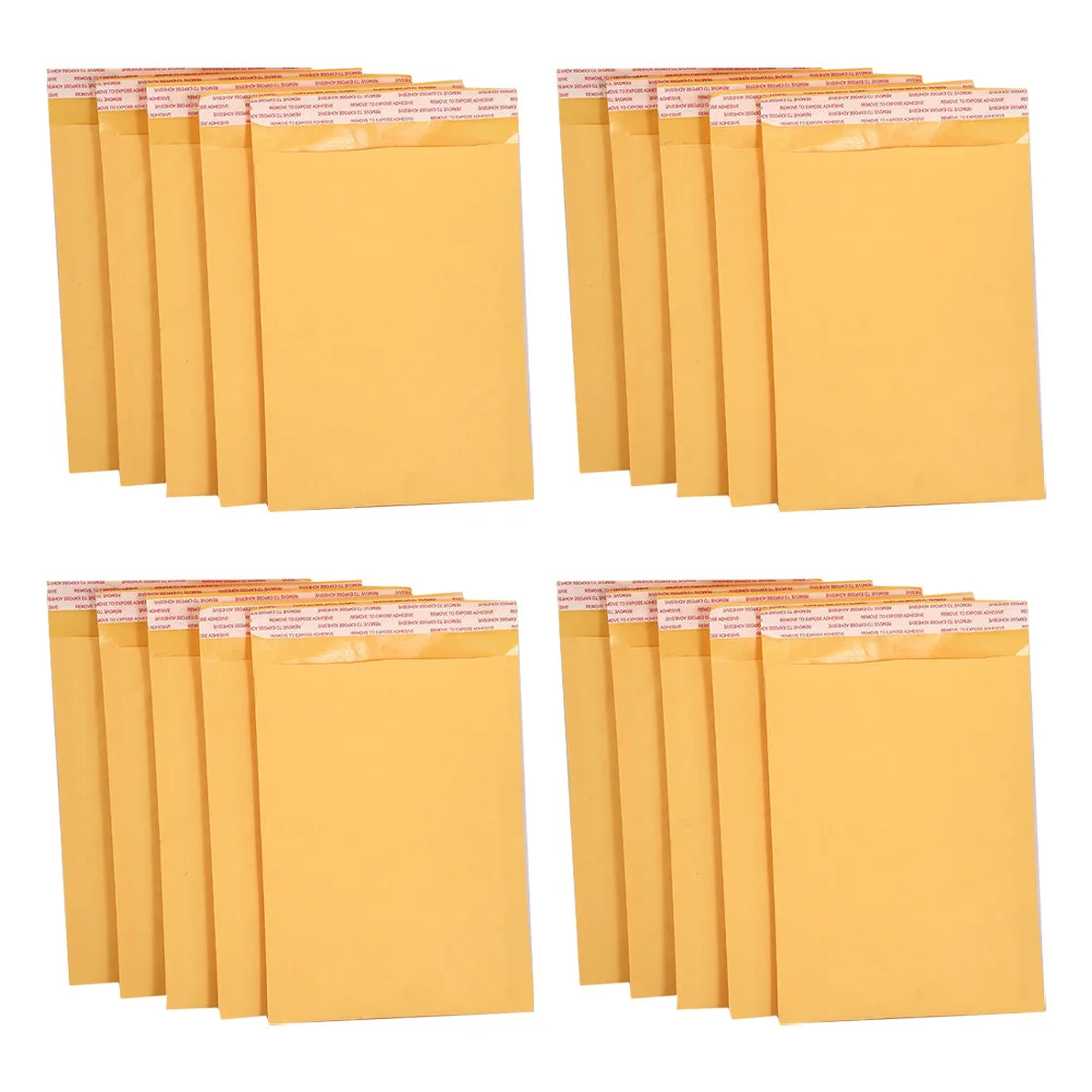 50 stuks bubble-enveloppen waterdichte lichtgewicht mailer-enveloppen voor zakelijk transport kostenreductie en productbescherming