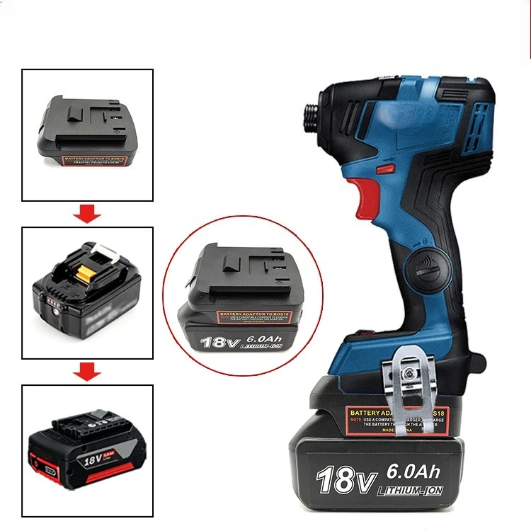 

Адаптер для аккумуляторов Bosch серии BAT 18V, совместимый с аккумуляторами Makita серии BL 18V.