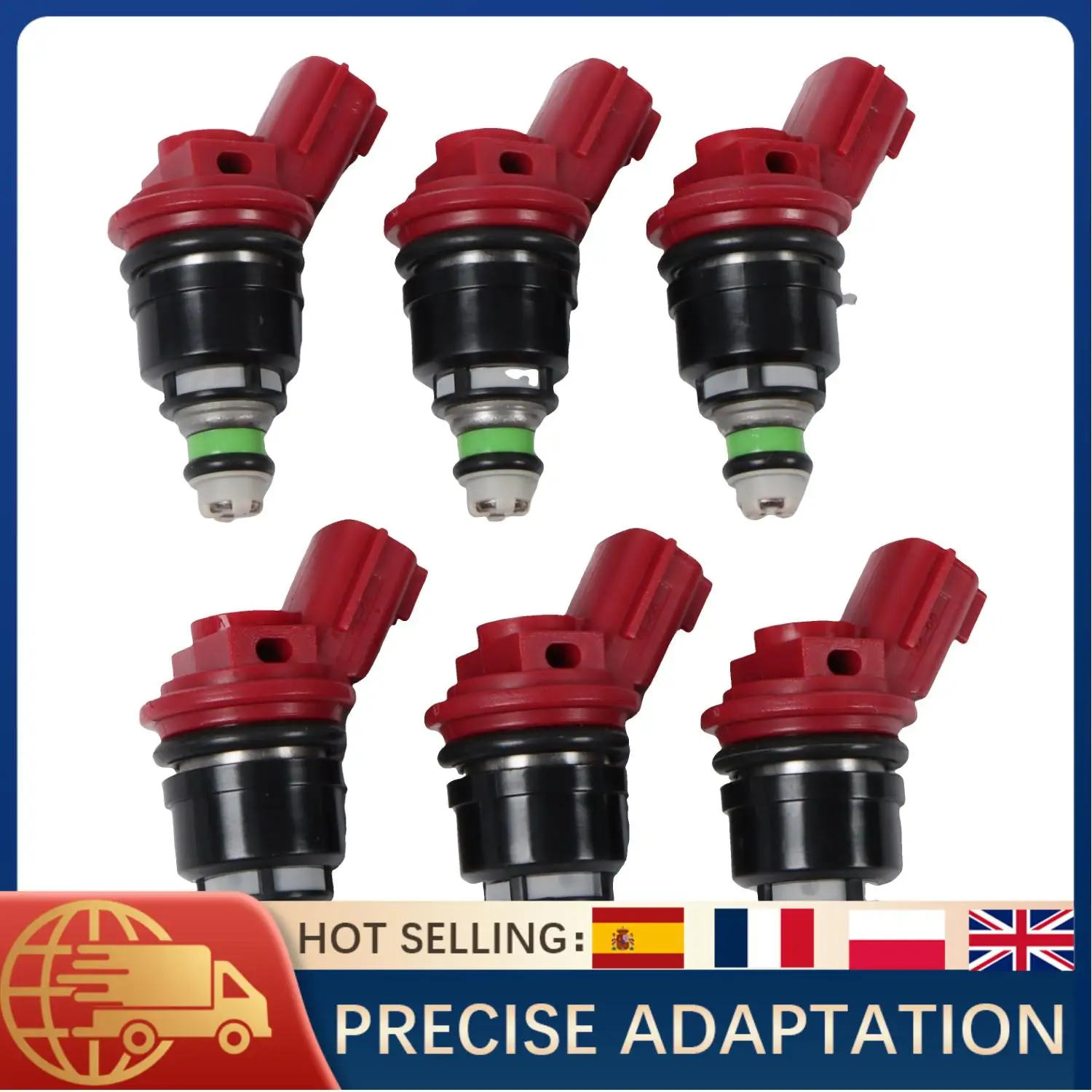 

6 шт. топливные форсунки для Nissan 300ZX 3.0L V6 без Turbo 1993-1996 Infiniti Nissan OE 16600-96E01 16600-10Y00