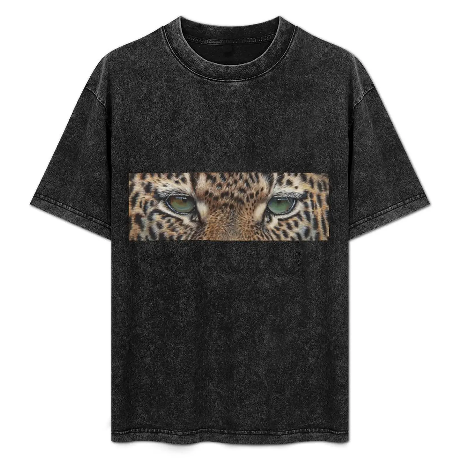

Leopard Eyes T-Shirt Casual Streetwear Short Sleeve Tee