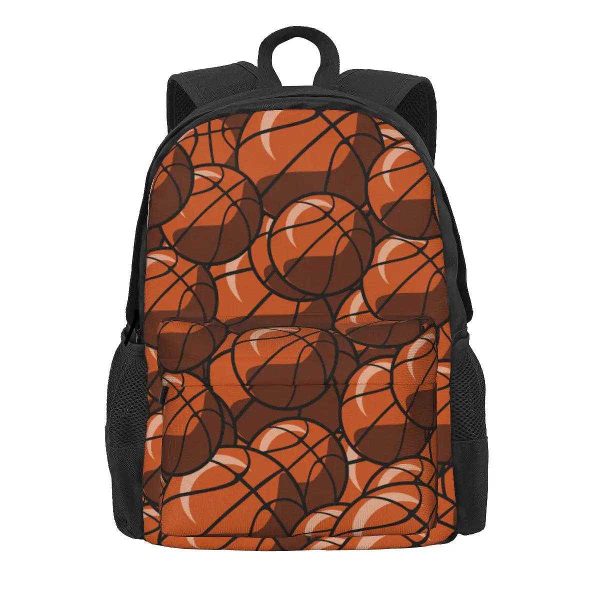 

Basketball Basket Balls Women Backpack Trend Children School Bag Sports Lover Computer Mochila Kids Waterproof Shoulder Bag