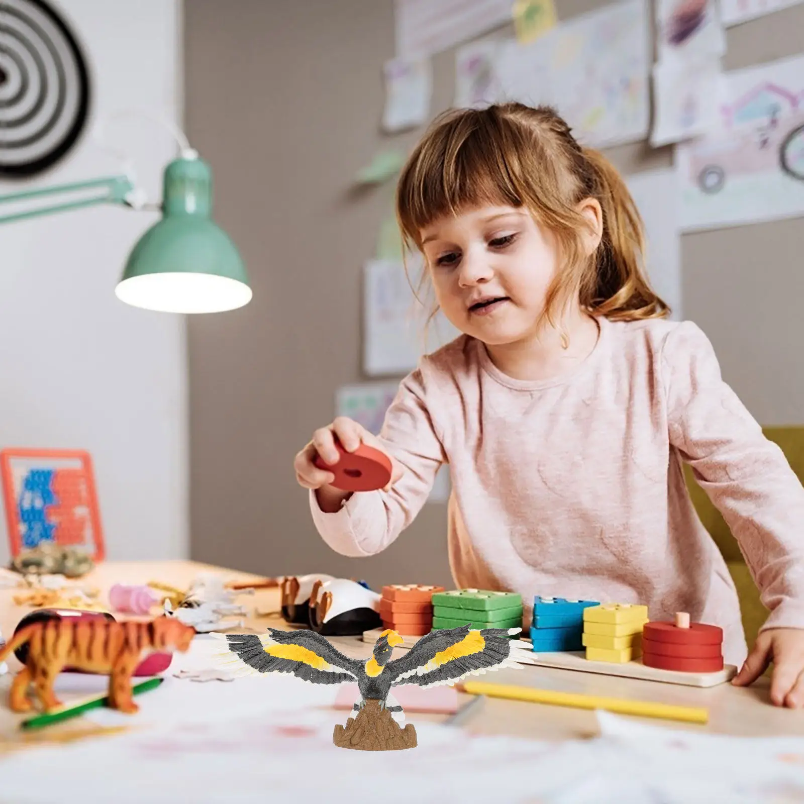 

Artificial Statue ABS Realistic Bird Sculpture for Garden Home Office Decoration Lifelike Outdoor Simulation Bird