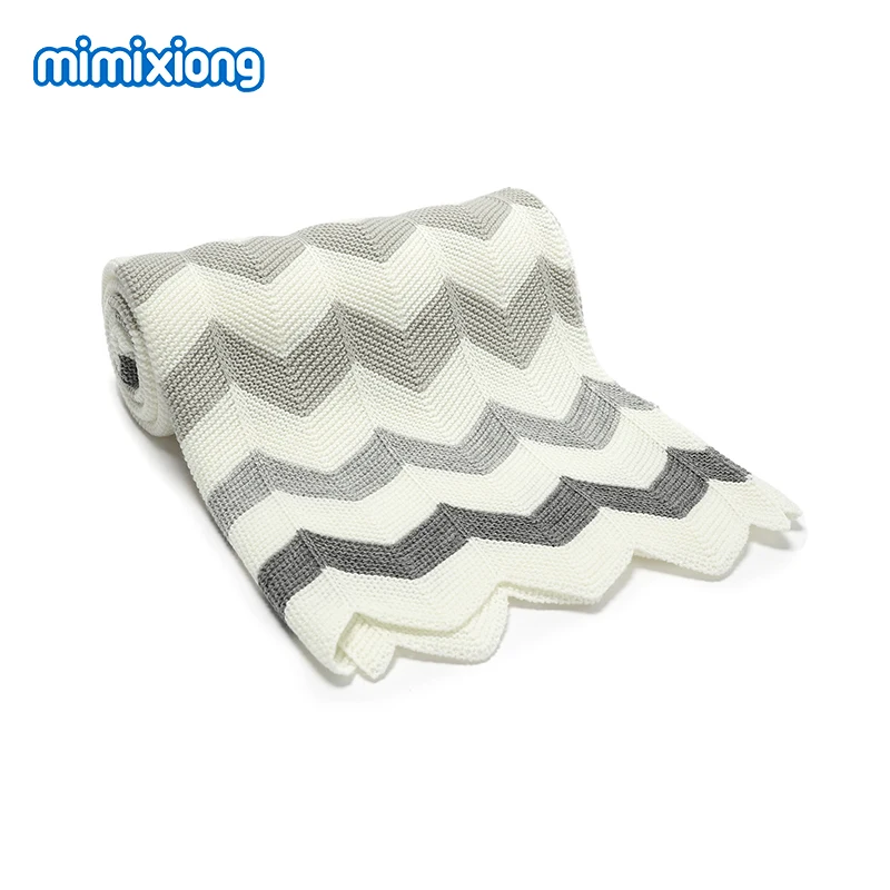 Baby Blankets Newborn 100*80cm Dual-Use Knit Infant Boys Girls Stroller  Air Conditioner Sleep  Covers Mommy Breastfeeding Cover