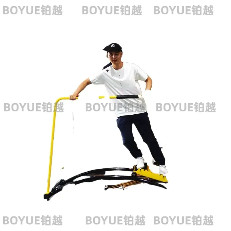 Indoor Ski Simulator Machine Home Cardio Fitness Equipment Cross Country Training Exerciser for Full Body Workout