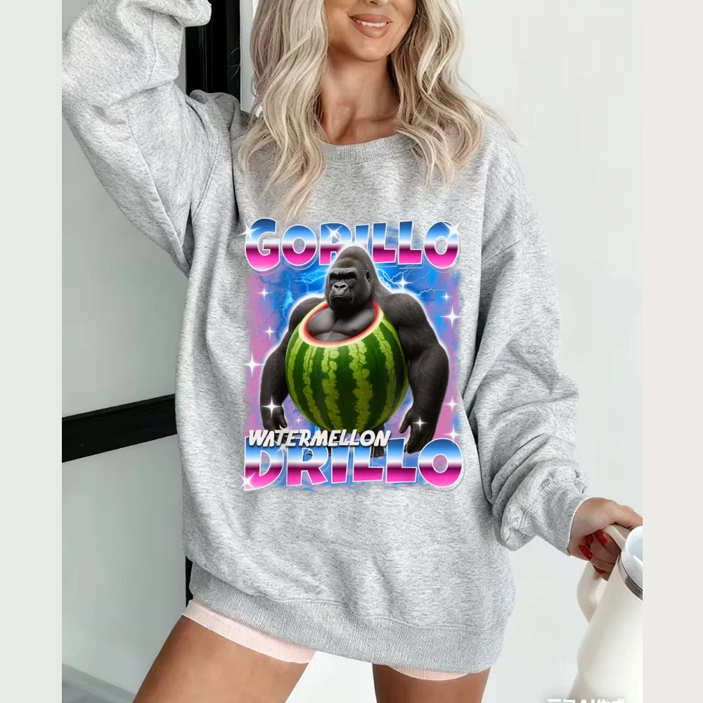 العصرية شانهاي جينغ غير كبيرة الكرتون الطباعة المرأة الرجال البلوز الدافئة الأطفال بلوزات غير رسمية على الموضة ملابس كاجوال #5