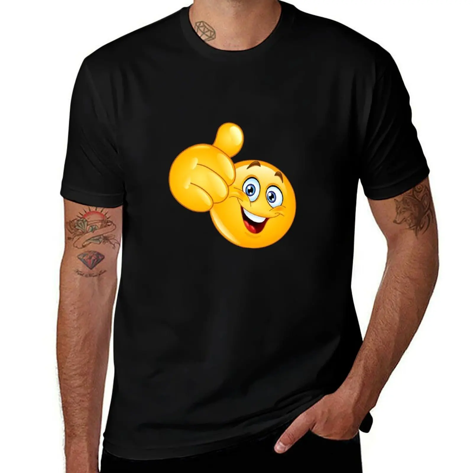 

Thumb smiley T-Shirt man t shirt cotton high quality t shirts for man cotton T-Shirt