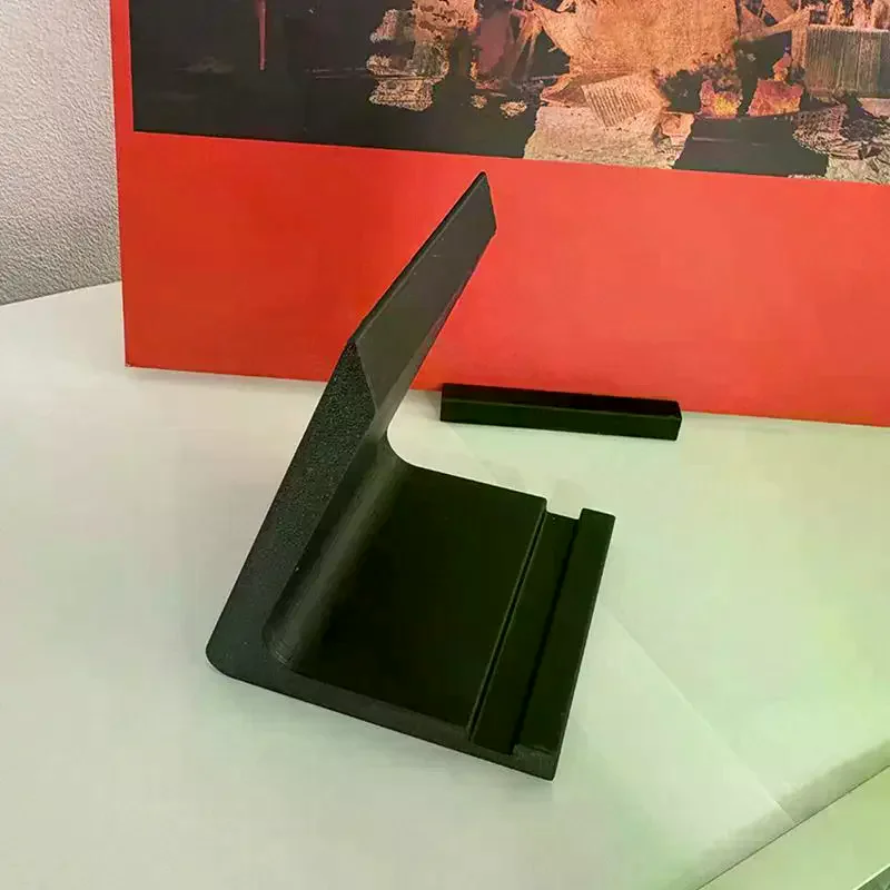 Vinyl Record Stand Record Player Holder Minimalist Display Rack Ideal For Office And Home Living Room Display Desktop