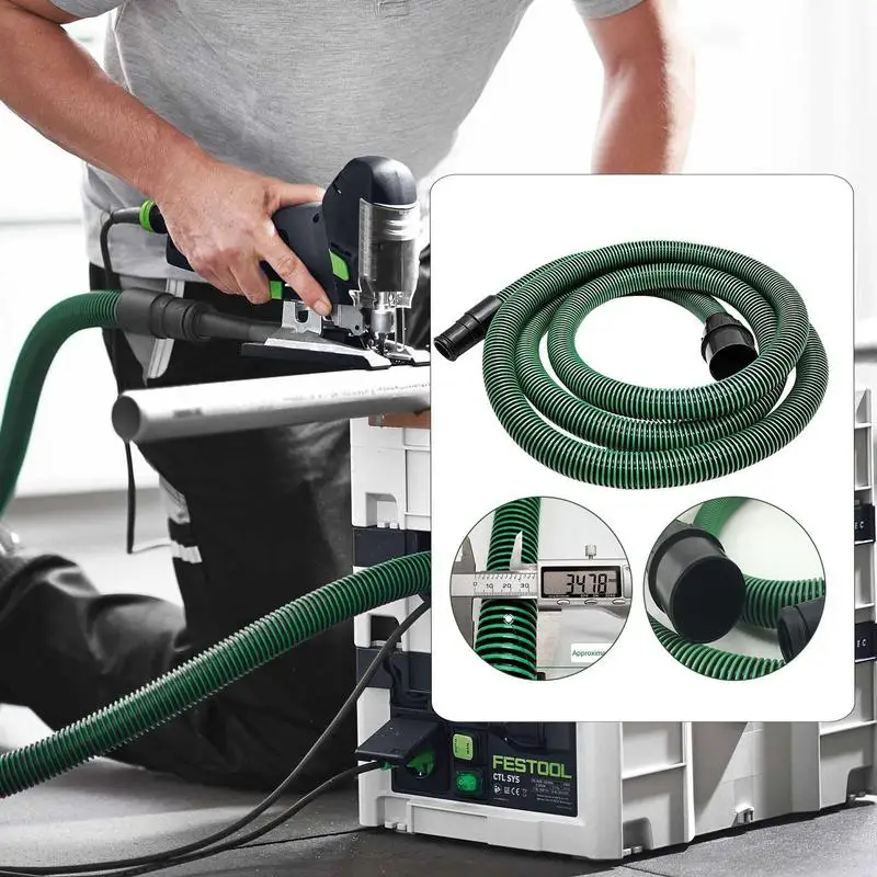 3.5m Hose Applicable To FESTOOL Electric Vacuum Cleaner Dust Collection Bucket Dust Absorption Pipe household accessory