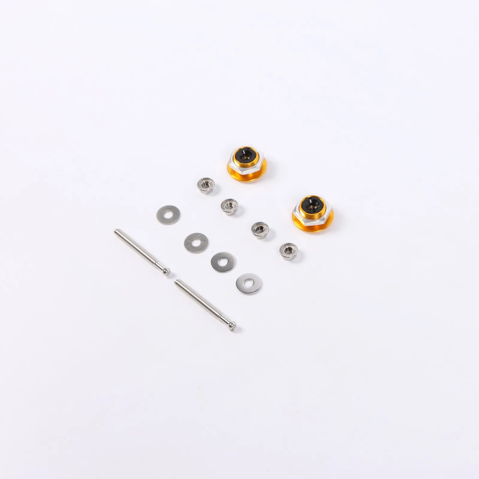 2pcs Quick Release Hood Pins Bumper Lock Latch 748801B For Universal Applications