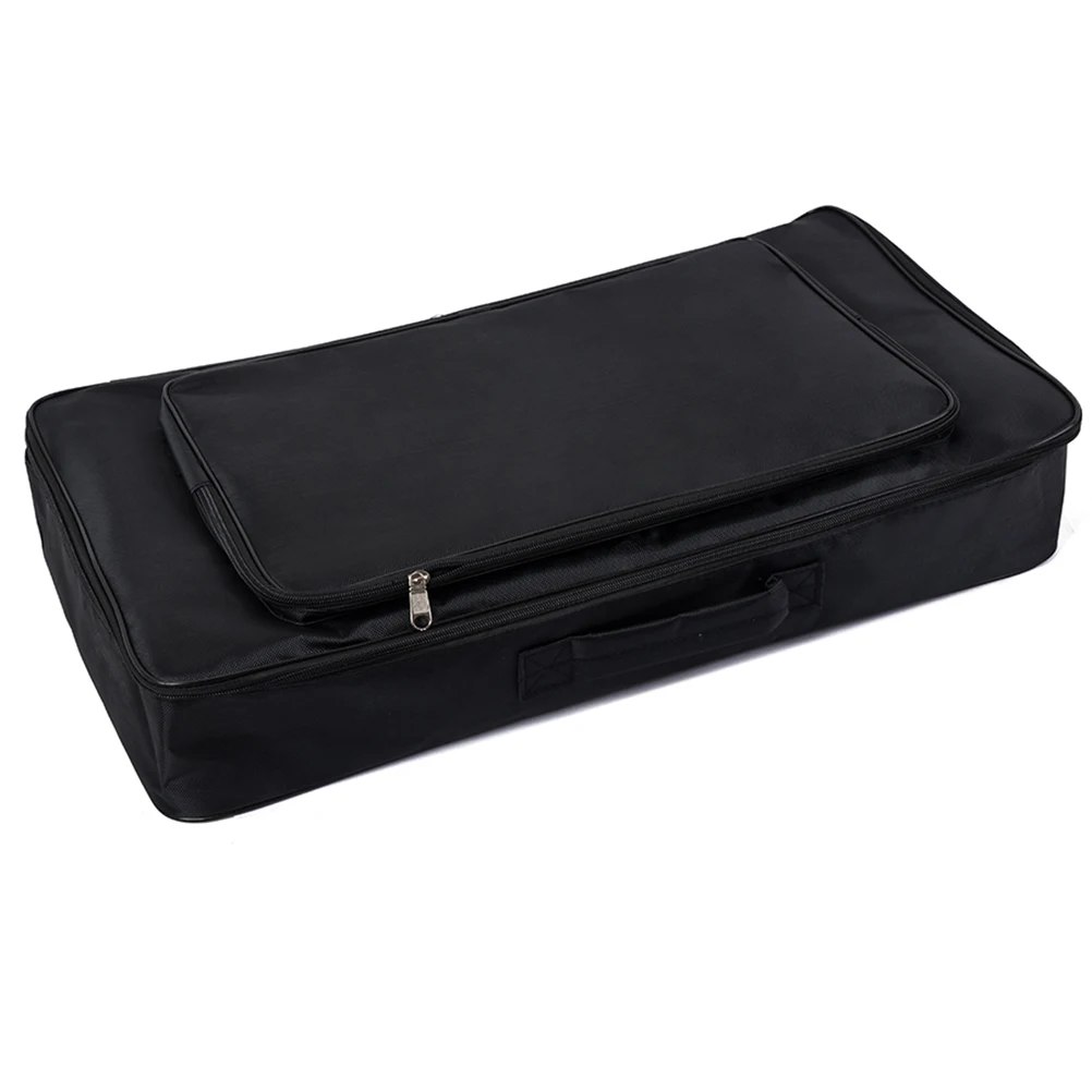 

Guitar Pedalboard Black Zipper Case Durable Nylon Non Slip Handle Guitar Effect Pedal Storage Bag Storage