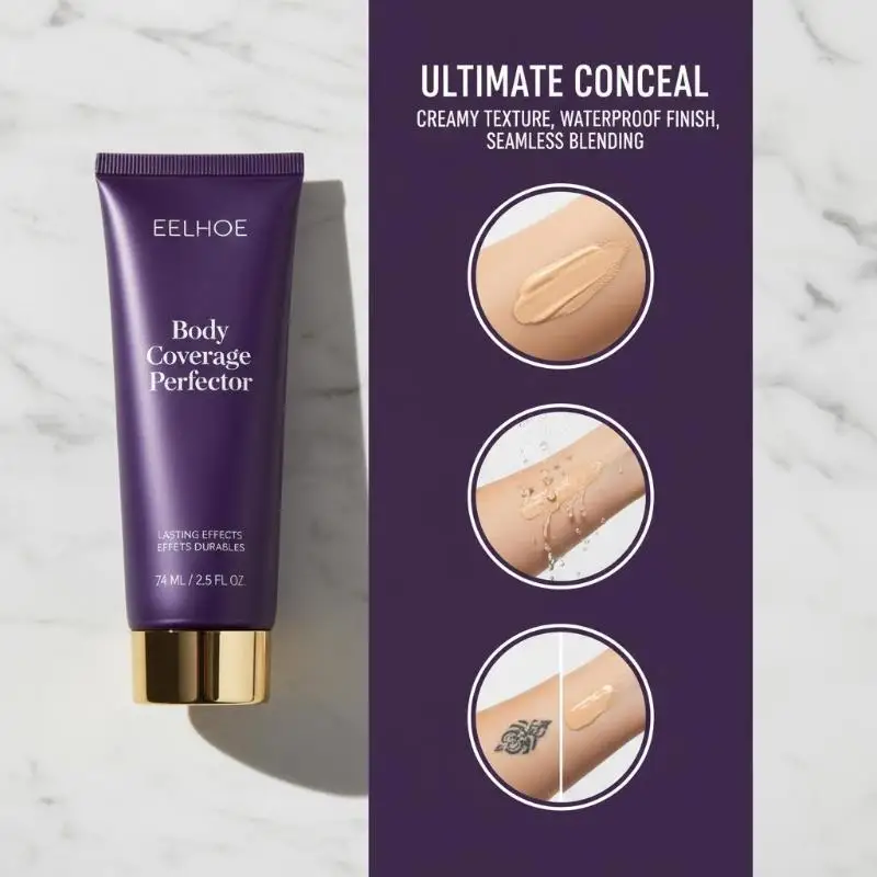 

【WHB】Eelhoe Tattoo Concealer And Repair Cream Moisturizing Whitening And Invisible Concealer For Covering Body Tattoos Scars