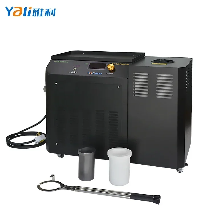 

1-3KG Induction Melting Machine With Water Chiller Inside for Smelting Gold Silver Iron Industrial Furnaces Jewelry Equipment
