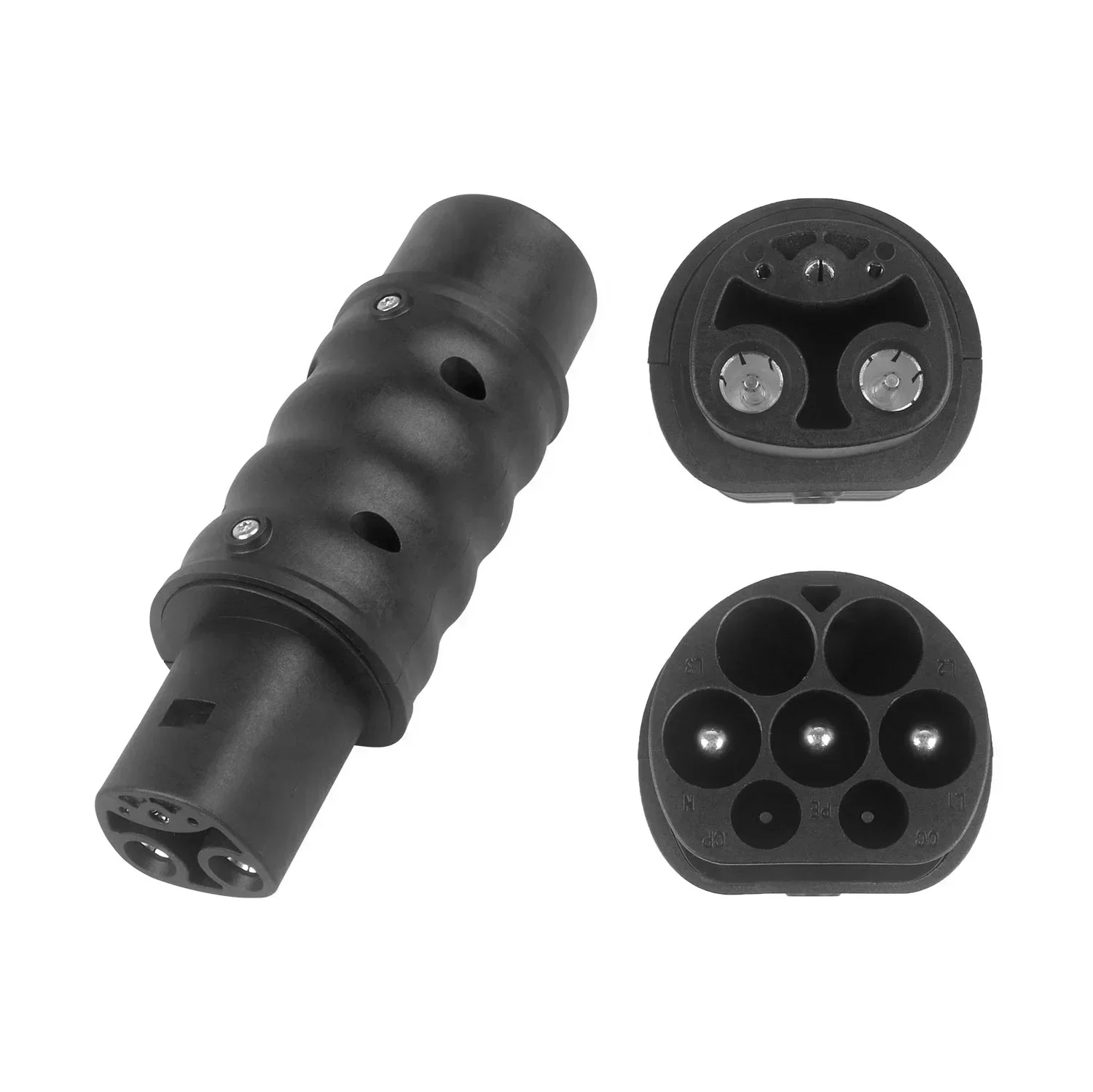 

32A Electric Vehicle EV Charging Adapters Connectors IEC62196 Type2 to Tesla Adapter