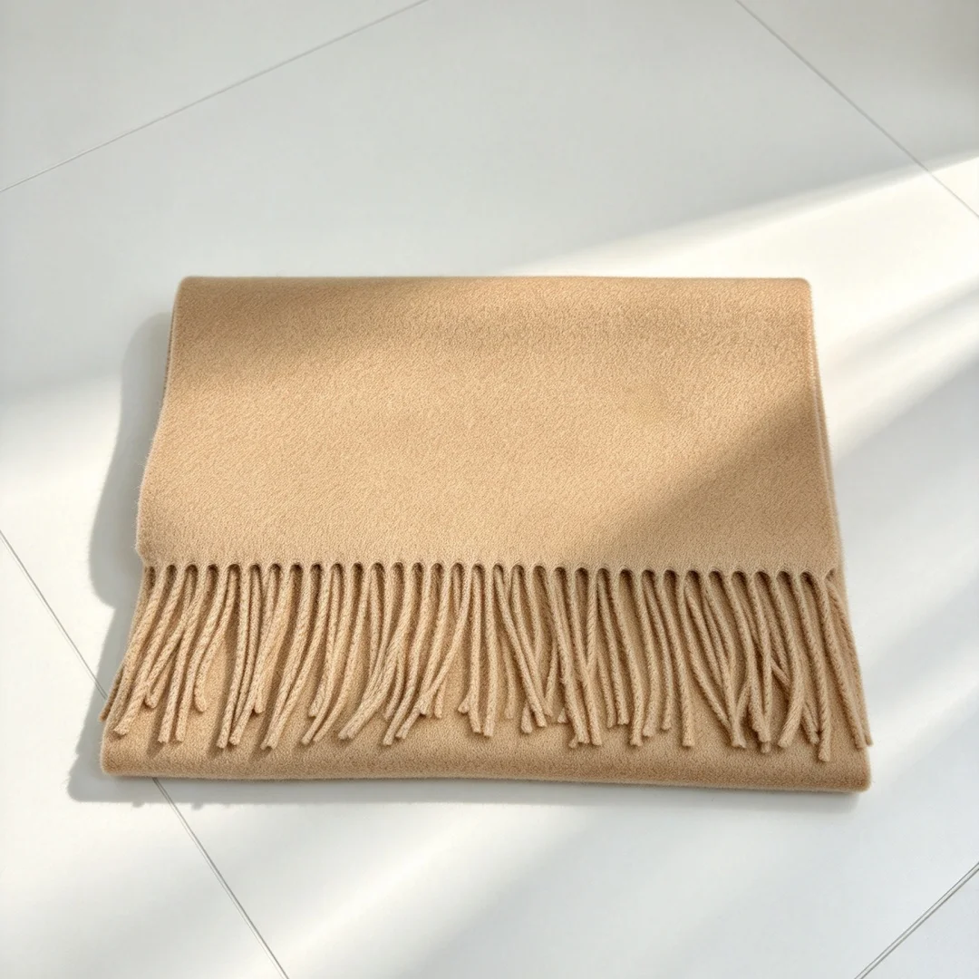 Luxury Brand Unisex Soft Scarf Neck Warmer Fashion Minimalist Versatile Handmade Premium Ideal for Gifting 30*180cm Scarf Shawl - view 2