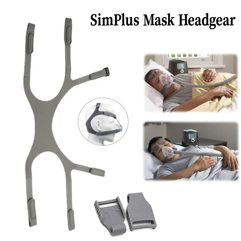 Simplus CPAP Ventilator Straps Oronasal Mask Headband Durable High Quality Nylon Material