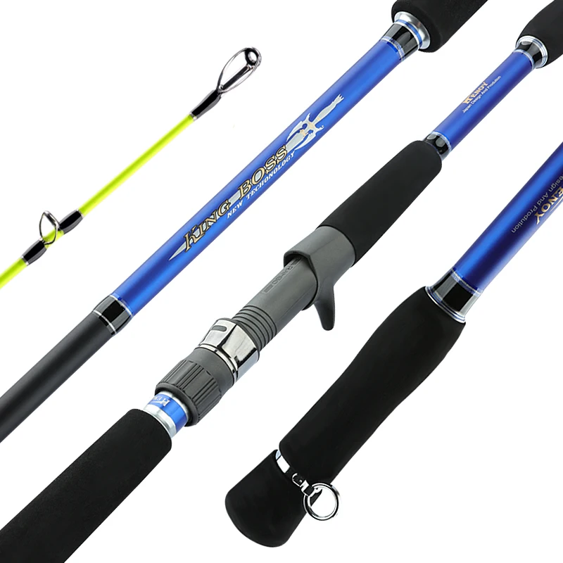 

High Quality Carbon Fiber 1.8m-2.7m Heavy Boat Fishing Rod Trolling Fishing Rod Saltwater Spinning Fishing Jigging Rod