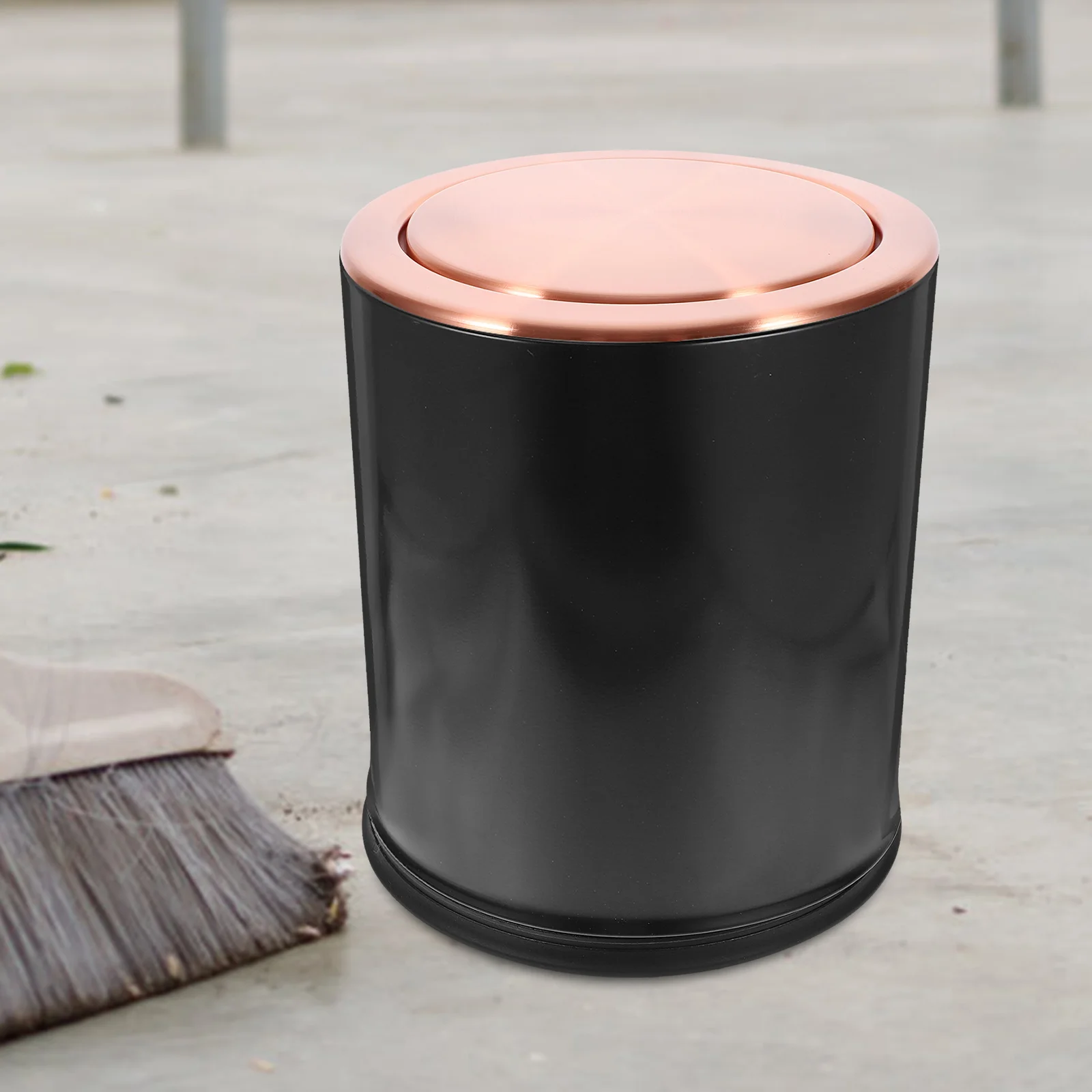 

Embedded Stainless Steel Trash Bin Lid Recessed Swing Flap Cover for Home Kitchen Bathroom Countertop Waste Bin Garbage