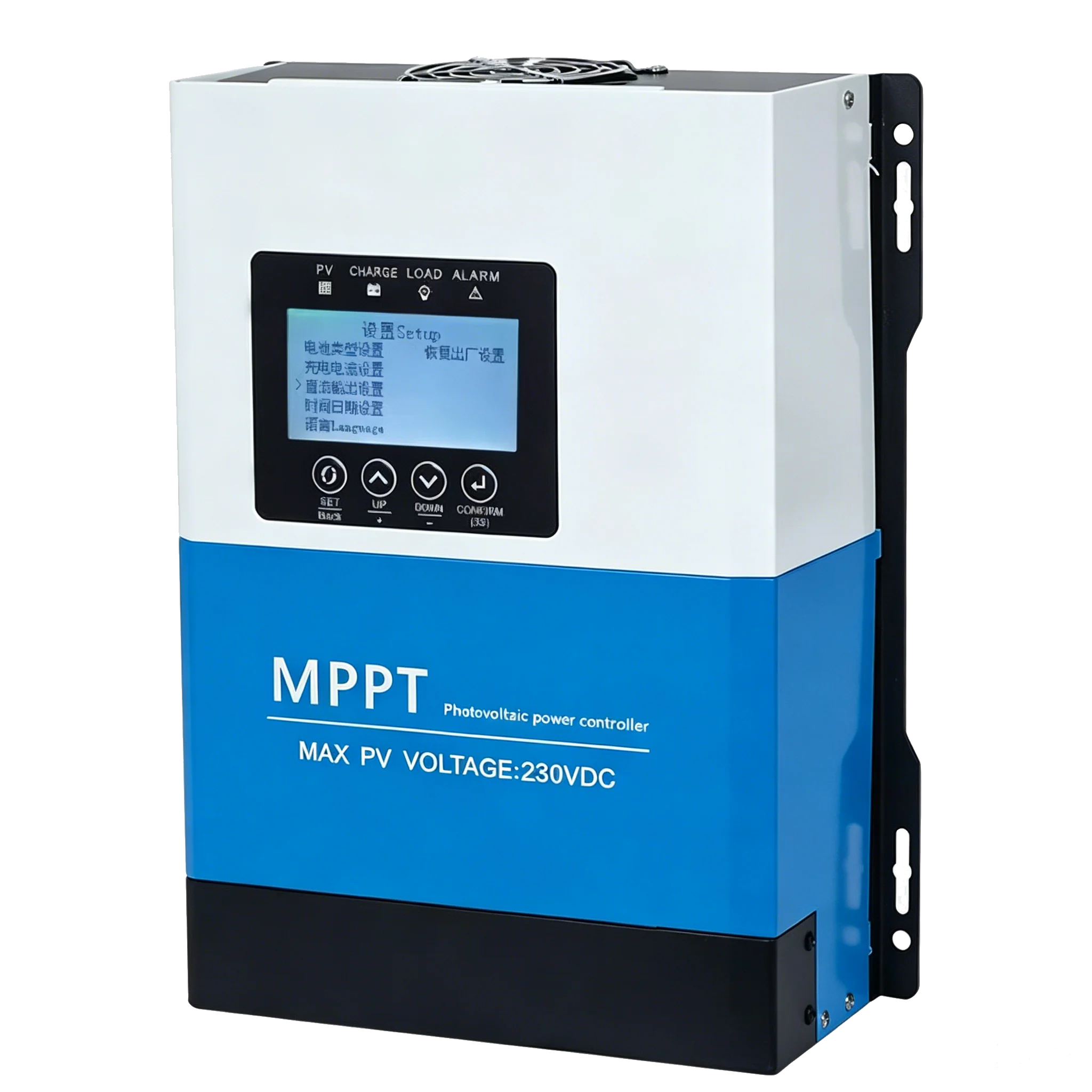MPPT Solar Charge Controller 30A 12V 24V Auto LCD Display Solar Panel Regulator Dual USB Type-C for Lifepo4 Lead Acid Gel Batter
