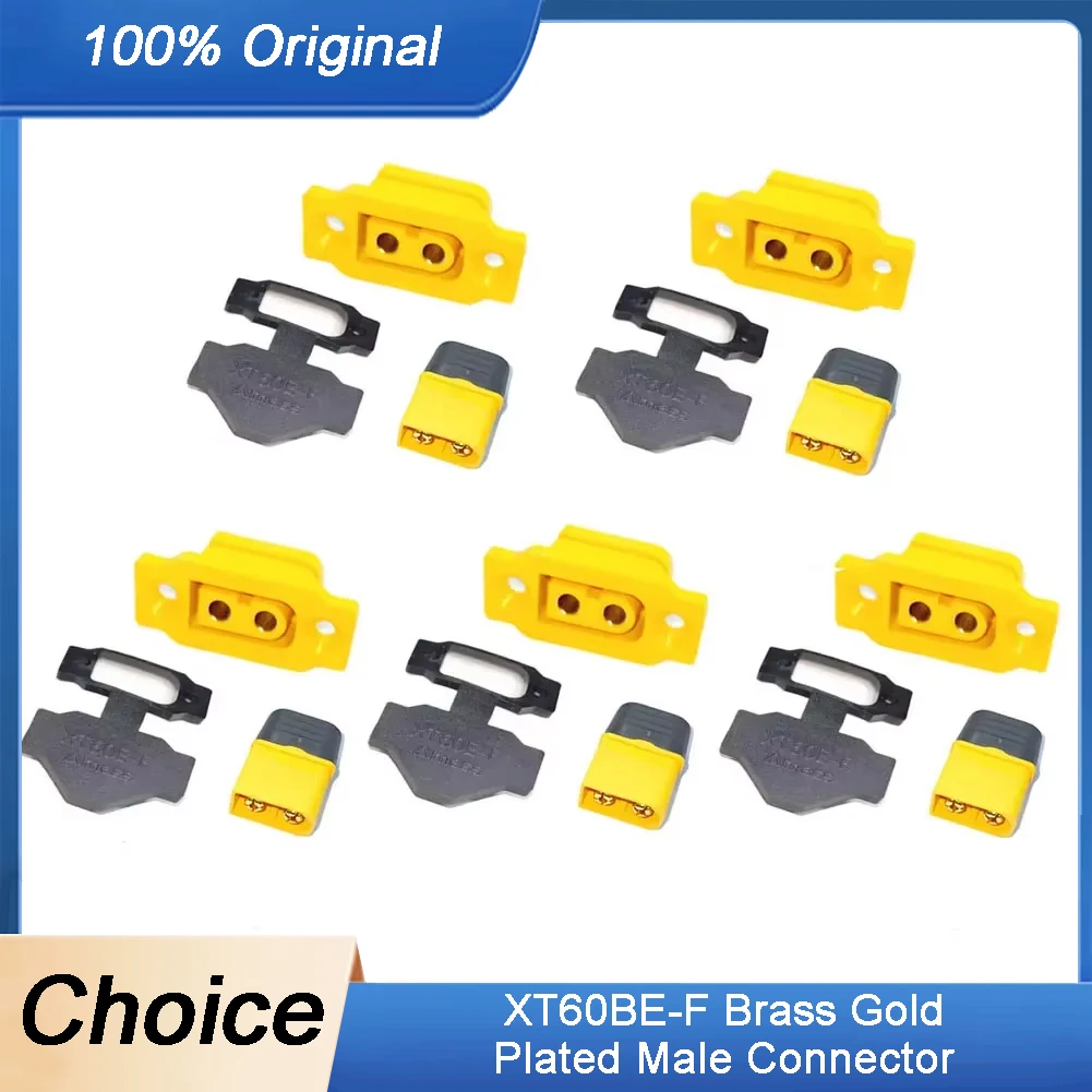 

5PCS Amass XT60BE-F & XT60H Model Airplane Battery Gold-Plated 30A High Current Safe Male Female Plug Connector For RC DIY