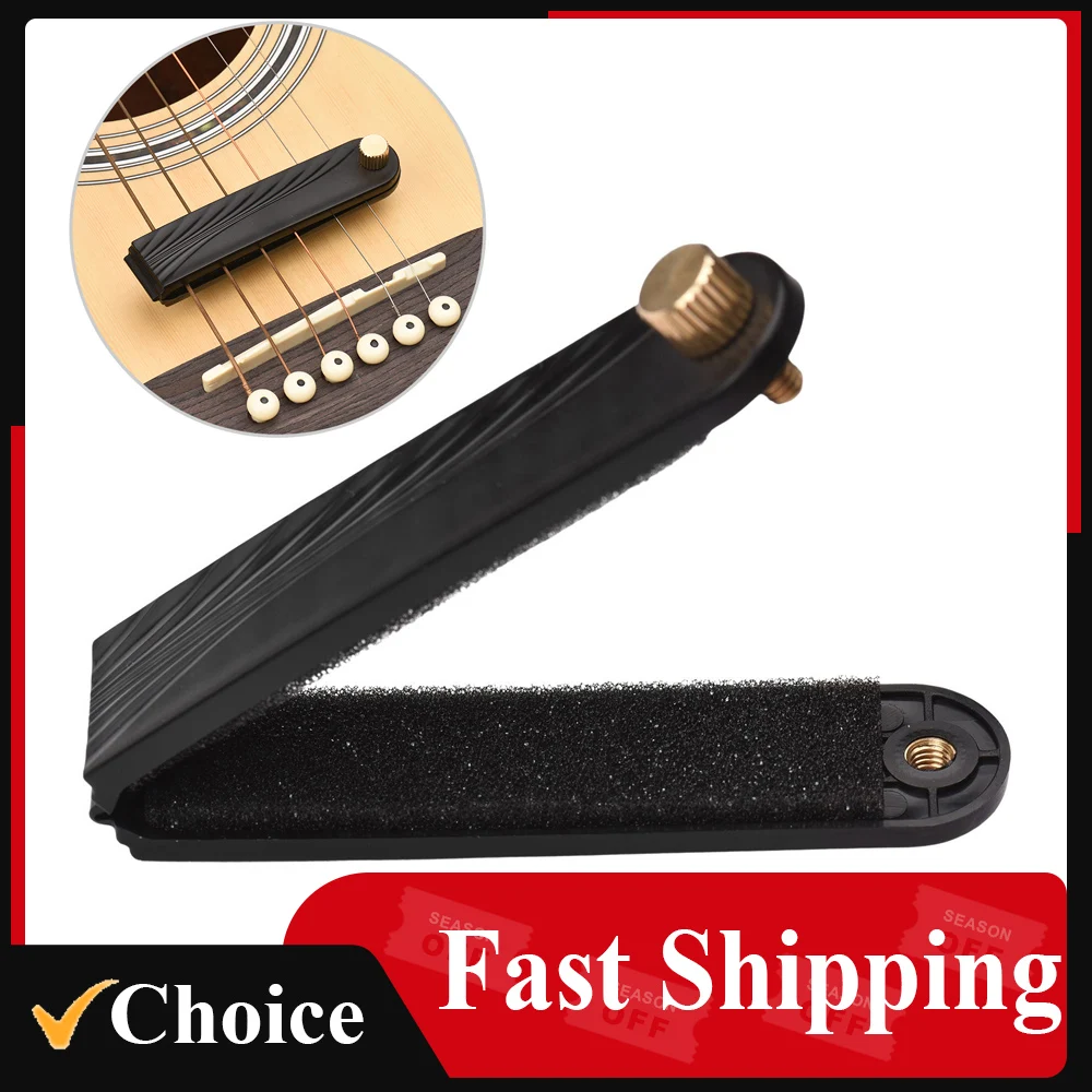 Guitar Muter String Dampener Muter Noise Reducer Universal Guitar Fretboard Muting Silence Pad Low Noise Sponge Mute Mat