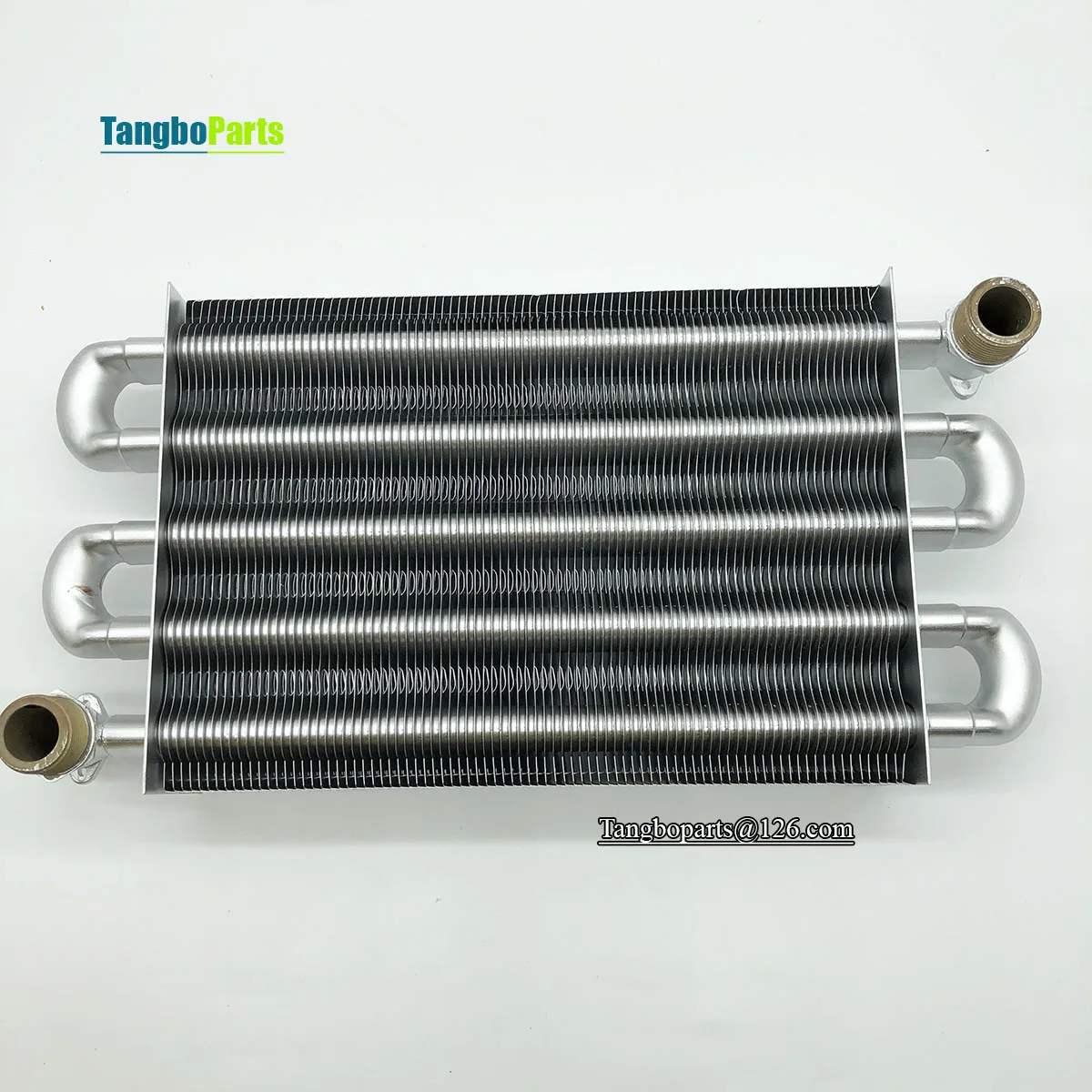 

Медный главный теплообменник с левым горлышком 260 мм для замены газовых котлов