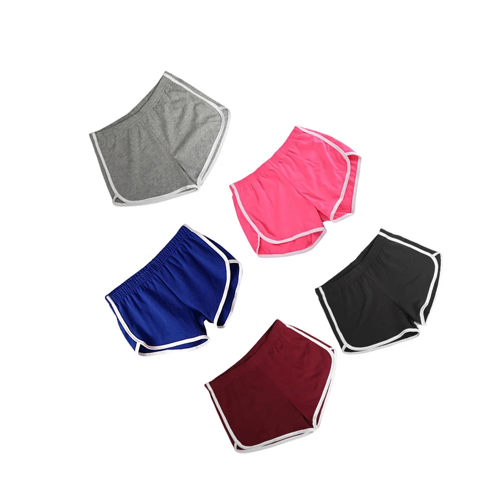 

5pcs Yoga Shorts Women Multi- Cotton Beach Quick-drying Sports Daily Wear Running Cycling Hiking Home Use