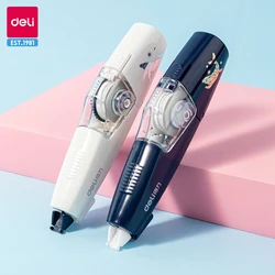 Deli 2pcs Set Pen Type Correction Tapes Student Kawaii Tape Cute Modification Corrector Tape for Stationery School Supplies