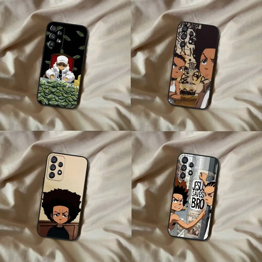 

Cartoon The B-Boondocks For Samsung Galaxy Phone Case Soft Black Cover A20,A21s,A22,A31,A32,A52,A53,A72,73,A80