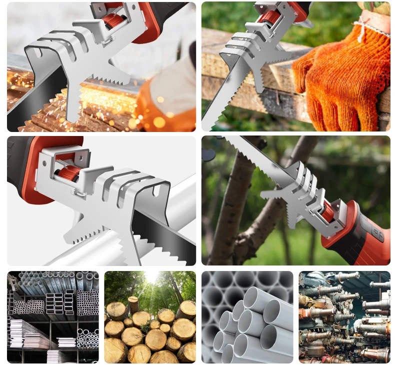 PA4230 20 فولت اللاسلكي الكهربائية المحمولة سكين الحصان المنشار بطارية 18650 الصناعية ليثيوم أيون الترددية المنشار فرش #4