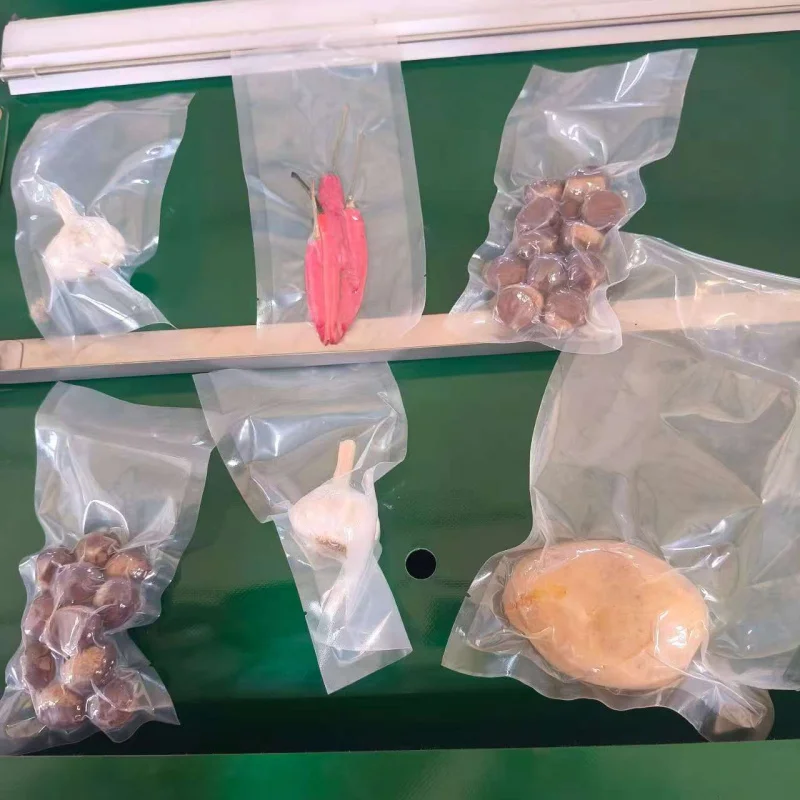 Automatic Compression Sealer Conveyor Computer Controlled Continuous Rolling Type Vacuum Packing Machines For Fresh Food