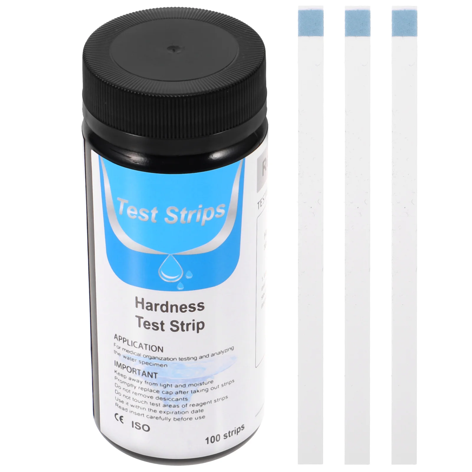 

1 Box Water Hardness Test Strips Fish Tank Test Kit Reagent Strips Portable Water Quality Testing Tool For Aquariums