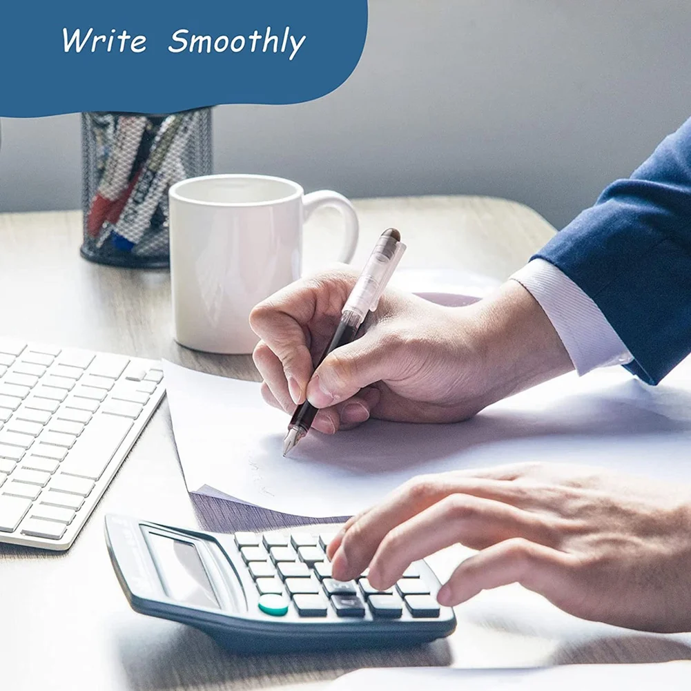 T88C 6 pezzi di penne stilografiche usa e getta multicolori, utilizzate per schizzi, diario, calligrafia, forniture per ufficio per scrittura fluida