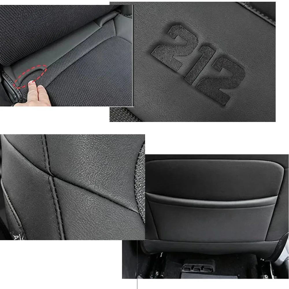 Full Coverage Seat Cover For BAIC 212 T01 2024-2026  All-Season Universal Leather Seat Protector Car Interior Cushion
