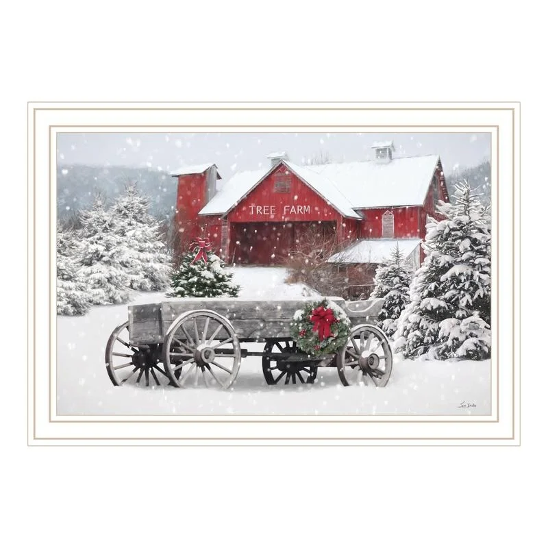 

White Framed Wall Art Print for Living Room Bedroom Decor by Lori Deiter