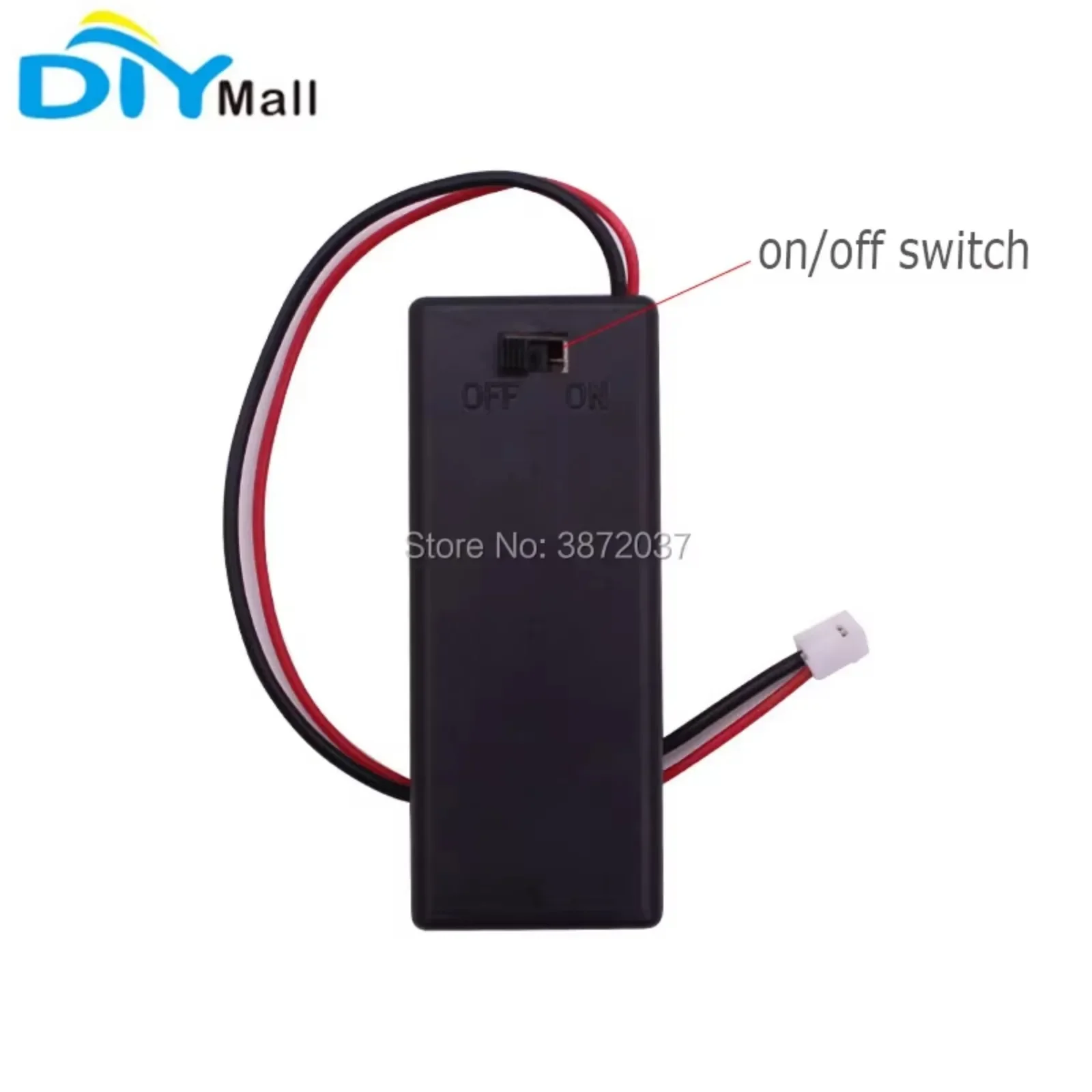 100PCS Battery Case Holder Cover Shell 3V PH2.0 Interface with 14cm Cable for Micro:bit and 2PCS AAA Batteries DIY Tools