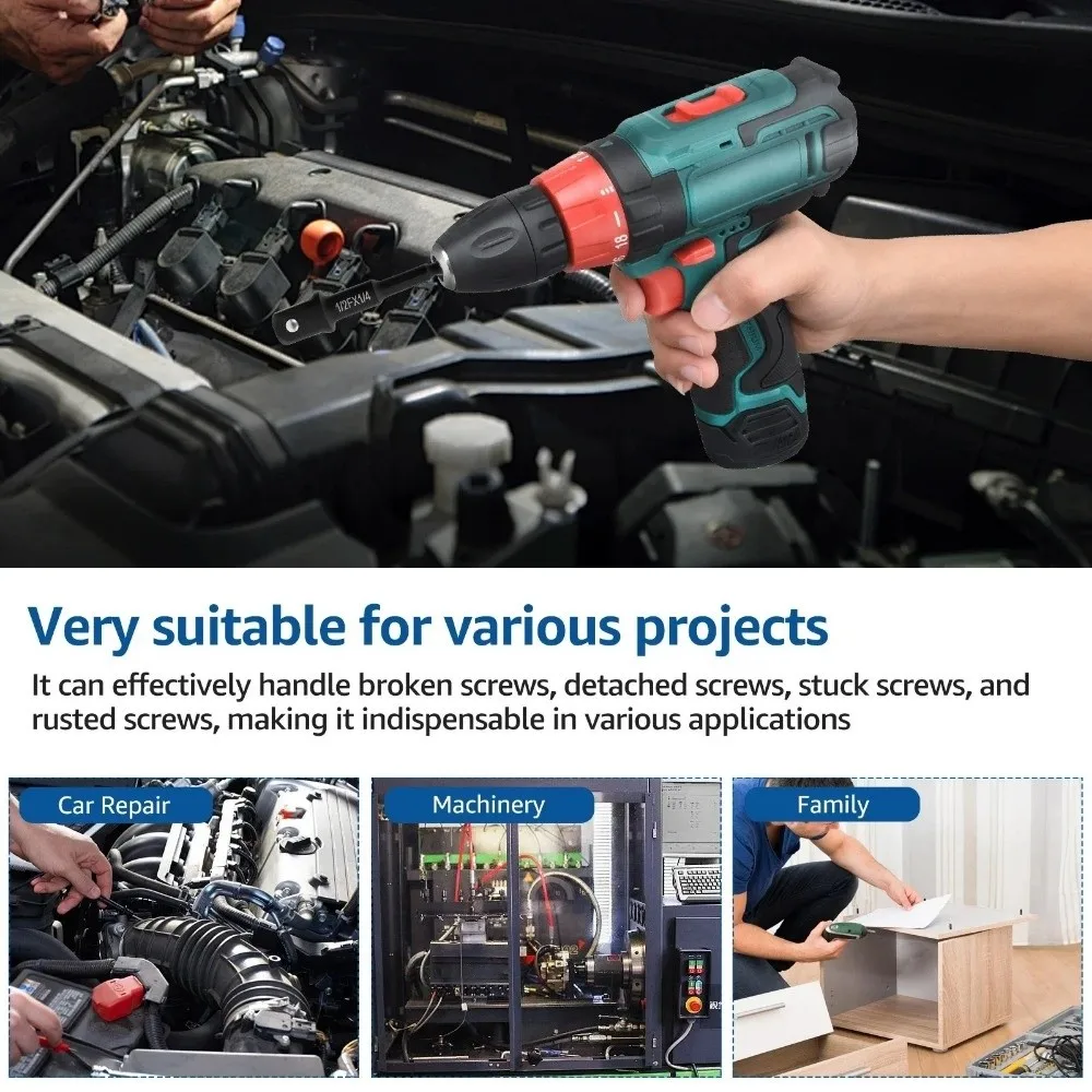 

10 шт./компл., 12-точечная торцевая втулка, универсальный привод, удлиненный ключ с храповым механизмом, шлицевая головка 1/4 дюйма, 3/8 дюйма, 1/2 дюйма