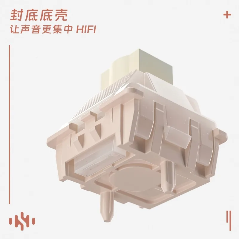 Mintcaps Ritz Switch R2 contraportada HIFI POM carcasa magnética para PC personalización adecuada para teclado de eje magnético RT de 0,01mm Gamer