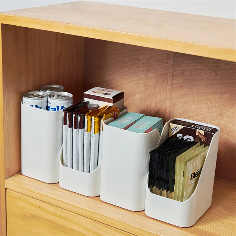 Storage Box Sundries Organizer Case Inclined Opening Classify Storing Plastic Dormitory Living Room Desktop Daily Use