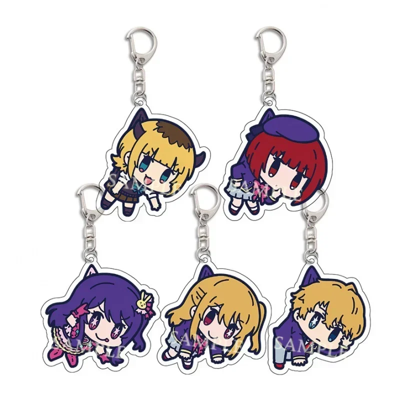 Premium HD Pattern Hoshino Akuamarin Hoshino Rubii Hoshino Ai Arima Kana Key Ring Fashion Acrylic Exclusive Design Key Chain