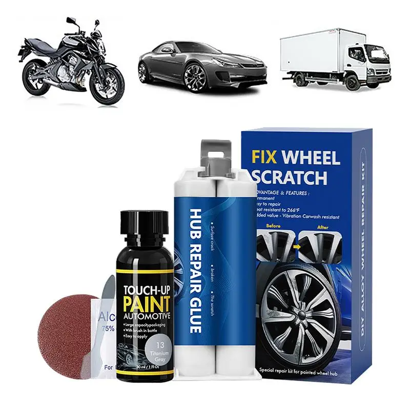 

Car Wheel Scratch Repair Kit Auto Body Paint Care Tools Quick Vehicle Scratch Remover Automobile Accessories for cars trucks