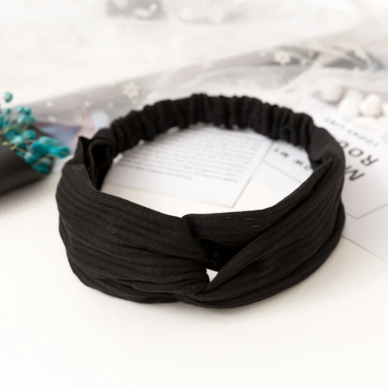 2026 Neues Design Modische Damen Sommer-Stil Stirnbänder Böhmischer Mädchen-Kreuzturban Bandagen-Haarbänder Haaraccessoires – Detail 22