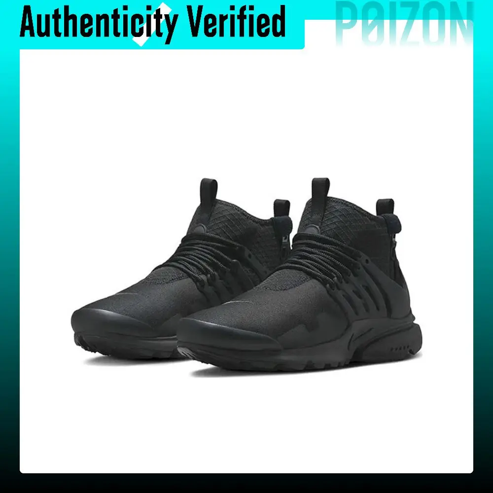 Nike Air Presto Casual Shoes Men's Mid Top Black DC8751-003 view 4
