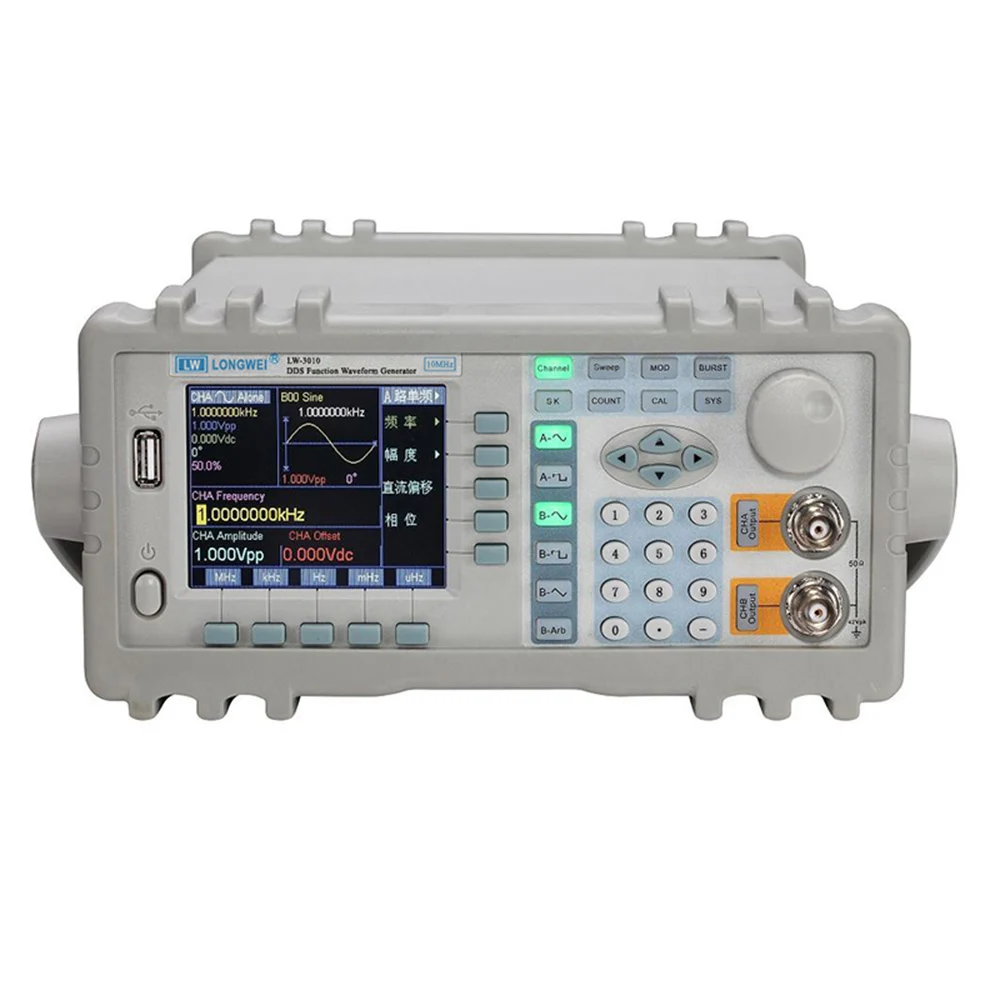 LWG-3010 10MHz DDS Function Signal Generator 100MSa/s 8Bits Portable Industrial Arbitrary Waveform Generator Laboratory Use