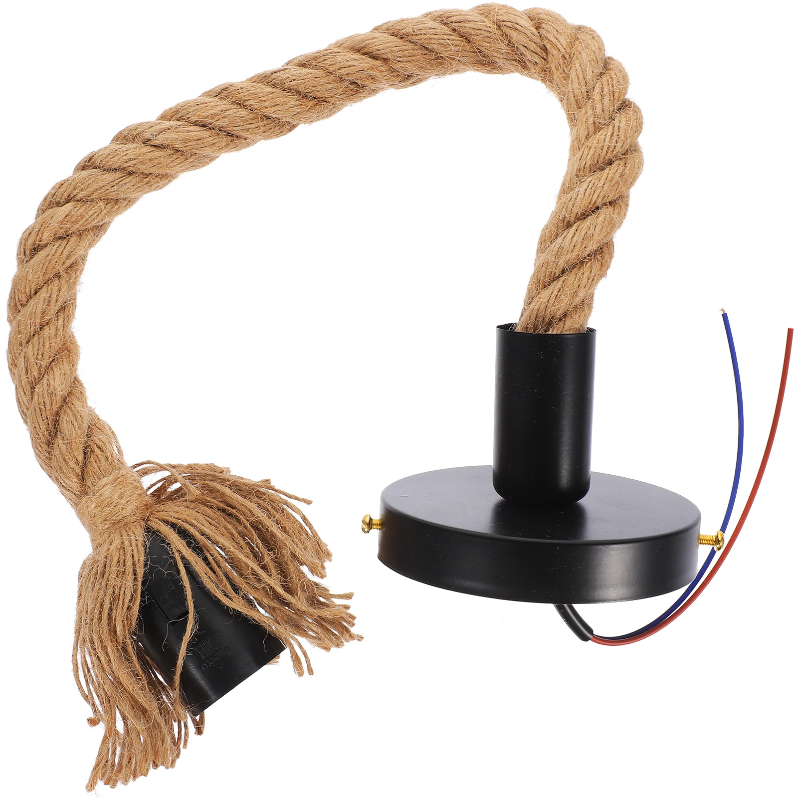 

Rope Chandelier Hanging Lamp Pendant Decorative Lights Long Lasting Durable Home Bar Shop Restaurant Party