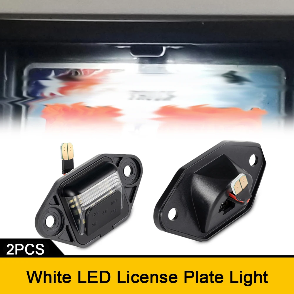 

1pcs Full LED License Plate Light Kit For Ford E-150 E-250 Club Wagon Econoline E-350 E-450 Super Duty 18-SMD Xenon White LED