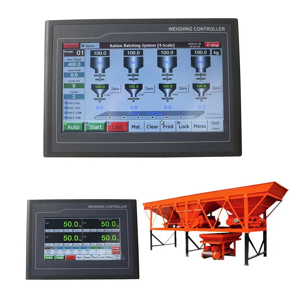 Four-Scale Plant Control TFT-Touch Ration Batching Indicator Controller BST106-M10(FB)