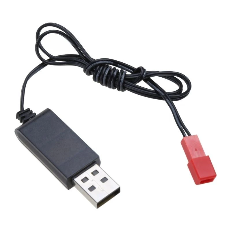 USB 3.7V 500mA Battery Unit USB Charger Packs JST Red Female Plug For Electric Toys R/C Helicopter Aircraft Charger
