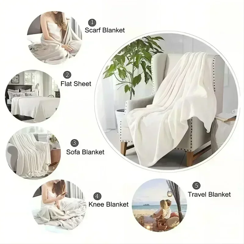 Schwarz-weiße Line-Art-Überwurfdecke mit verschiedenen Skizzenmustern, Handherz-, Blumen- und Naturdekor für Sofa und Schlafzimmer – Detail 8