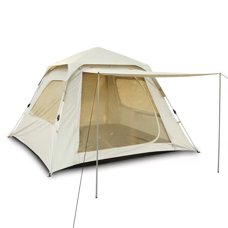 

Tent outdoor camping beach portable folding automatic quick open park camping full set thickened rainproof
