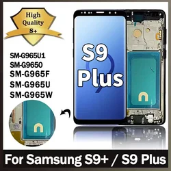 TFT Quality S9+ LCD For Samsung S9 Plus G965 G965F G965U LCD Display Touch Screen Digitizer with Frame Replacement
